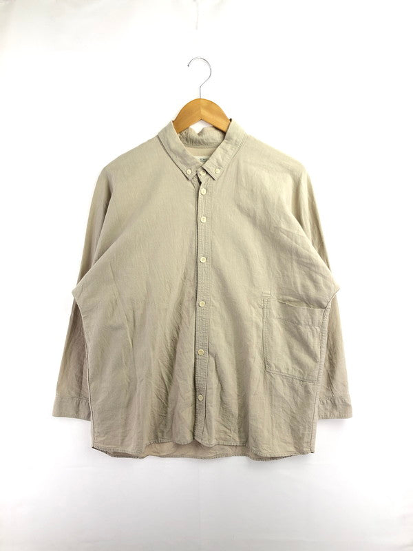 【中古品】【メンズ】 REMILLA レミーラ DOLMAN SHIRTAD2021 ドルマンシャツ 長袖シャツ 142-260516-na-16-tagh サイズ：L カラー：ベージュ系 万代Net店