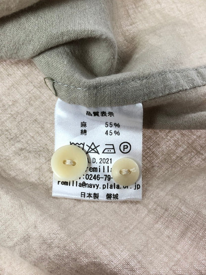 【中古品】【メンズ】 REMILLA レミーラ DOLMAN SHIRTAD2021 ドルマンシャツ 長袖シャツ 142-260516-na-16-tagh サイズ：L カラー：ベージュ系 万代Net店