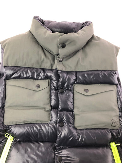 【中古品】【メンズ】 SOPHNET ソフネット× FRAGMENT DESIGN フラグメントデザイン FSF FYI DOWN VEST SOPH-134082 ダウンベスト 142-260822-su-02-tagh サイズ：M カラー：ブラック 万代Net店