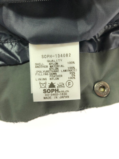 【中古品】【メンズ】 SOPHNET ソフネット× FRAGMENT DESIGN フラグメントデザイン FSF FYI DOWN VEST SOPH-134082 ダウンベスト 142-260822-su-02-tagh サイズ：M カラー：ブラック 万代Net店
