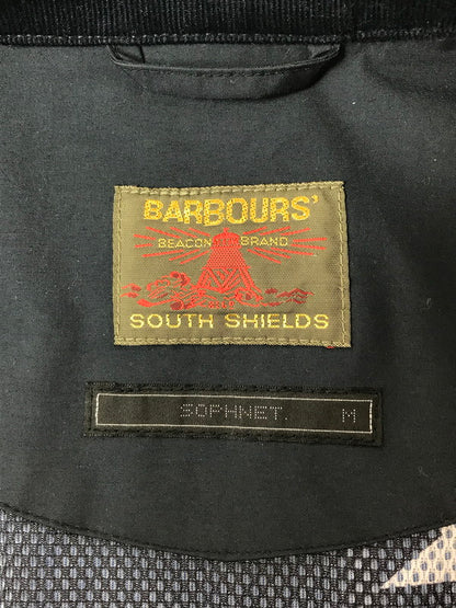 【中古品】【メンズ】 SOPHNET ソフネット × BARBOUR バブアー SOUTH SHIELDS BEDALE SL JACKET SOPH-160036 サウスシールズ ベデール SL ジャケット アウター 142-260430-rt-09-tagh サイズ：M カラー：ネイビー 万代Net店