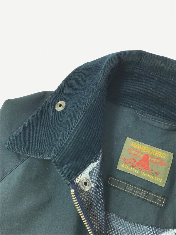 【中古品】【メンズ】 SOPHNET ソフネット × BARBOUR バブアー SOUTH SHIELDS BEDALE SL JACKET SOPH-160036 サウスシールズ ベデール SL ジャケット アウター 142-260430-rt-09-tagh サイズ：M カラー：ネイビー 万代Net店