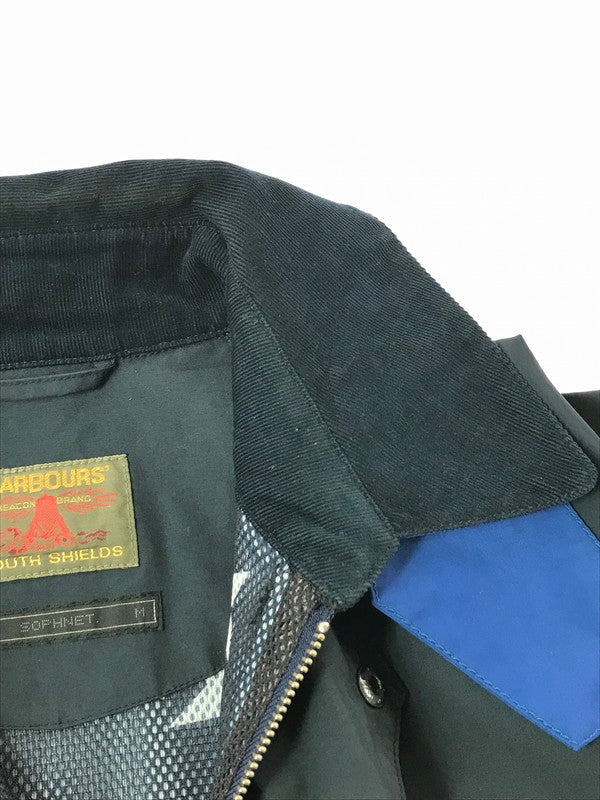 【中古品】【メンズ】 SOPHNET ソフネット × BARBOUR バブアー SOUTH SHIELDS BEDALE SL JACKET SOPH-160036 サウスシールズ ベデール SL ジャケット アウター 142-260430-rt-09-tagh サイズ：M カラー：ネイビー 万代Net店