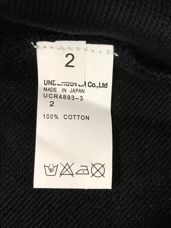 【中古品】【メンズ】 UNDERCOVER アンダーカバー U STARS HOODIE UCR4893-3 ユー スターズ フーディー パーカー トップス 140-260522-rt-05-tagh サイズ：2 カラー：ブラック 万代Net店