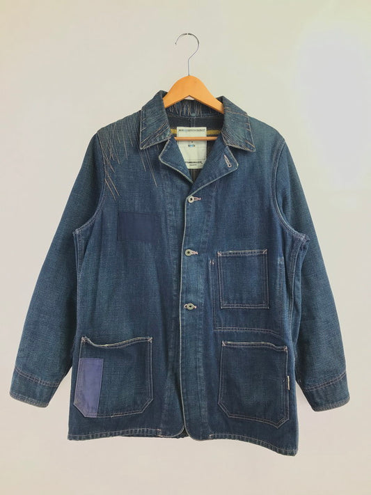 【中古品】【メンズ】 NEIGHBORHOOD ネイバーフッド BLANKET LINER SAVAGE DENIM COVERALLS DCNH-JK-02 ブランケットライナー サベージデニムカバーオール 142-260501-rt-01-tag サイズ：M カラー：インディゴ 万代Net店