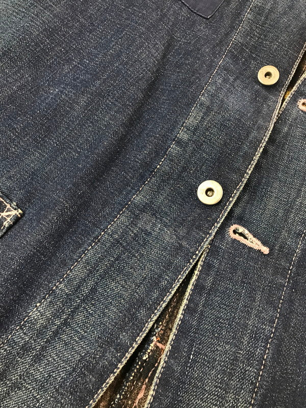 【中古品】【メンズ】 NEIGHBORHOOD ネイバーフッド BLANKET LINER SAVAGE DENIM COVERALLS DCNH-JK-02 ブランケットライナー サベージデニムカバーオール 142-260501-rt-01-tag サイズ：M カラー：インディゴ 万代Net店