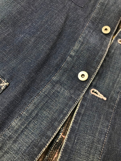 【中古品】【メンズ】 NEIGHBORHOOD ネイバーフッド BLANKET LINER SAVAGE DENIM COVERALLS DCNH-JK-02 ブランケットライナー サベージデニムカバーオール 142-260501-rt-01-tag サイズ：M カラー：インディゴ 万代Net店