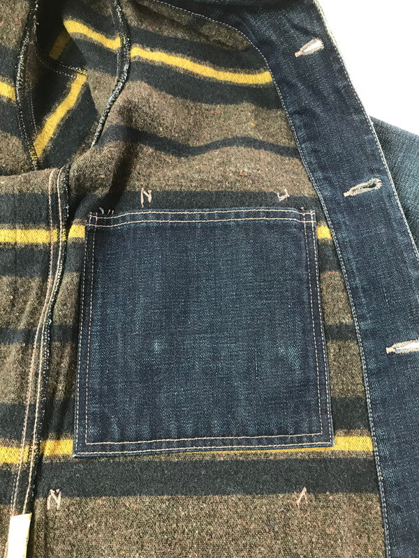 【中古品】【メンズ】 NEIGHBORHOOD ネイバーフッド BLANKET LINER SAVAGE DENIM COVERALLS DCNH-JK-02 ブランケットライナー サベージデニムカバーオール 142-260501-rt-01-tag サイズ：M カラー：インディゴ 万代Net店