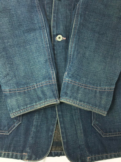 【中古品】【メンズ】 NEIGHBORHOOD ネイバーフッド BLANKET LINER SAVAGE DENIM COVERALLS DCNH-JK-02 ブランケットライナー サベージデニムカバーオール 142-260501-rt-01-tag サイズ：M カラー：インディゴ 万代Net店