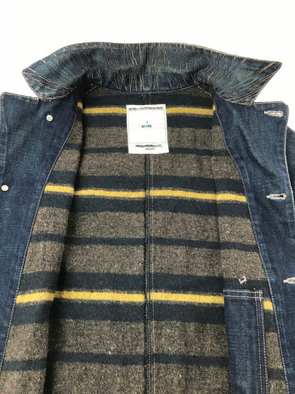 【中古品】【メンズ】 NEIGHBORHOOD ネイバーフッド BLANKET LINER SAVAGE DENIM COVERALLS DCNH-JK-02 ブランケットライナー サベージデニムカバーオール 142-260501-rt-01-tag サイズ：M カラー：インディゴ 万代Net店