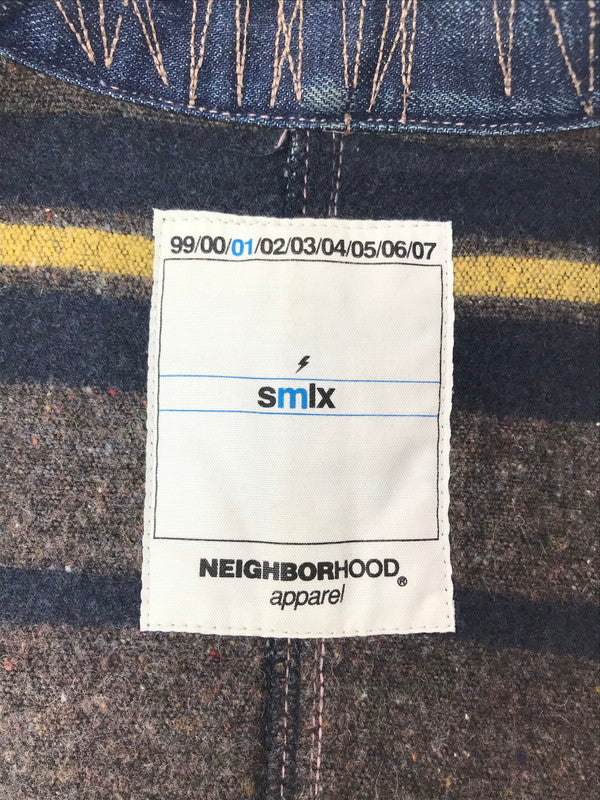 【中古品】【メンズ】 NEIGHBORHOOD ネイバーフッド BLANKET LINER SAVAGE DENIM COVERALLS DCNH-JK-02 ブランケットライナー サベージデニムカバーオール 142-260501-rt-01-tag サイズ：M カラー：インディゴ 万代Net店