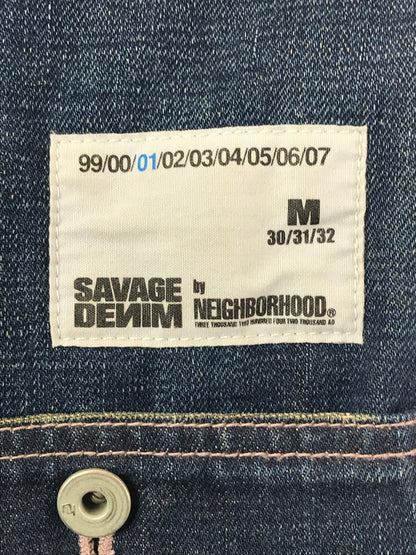 【中古品】【メンズ】 NEIGHBORHOOD ネイバーフッド BLANKET LINER SAVAGE DENIM COVERALLS DCNH-JK-02 ブランケットライナー サベージデニムカバーオール 142-260501-rt-01-tag サイズ：M カラー：インディゴ 万代Net店