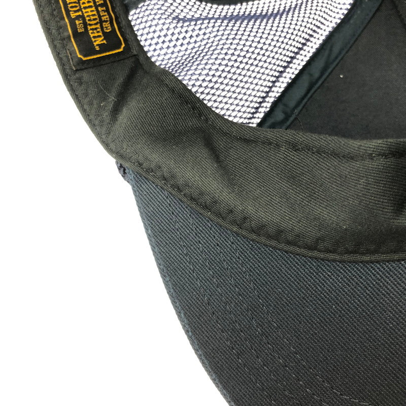 【中古品】【メンズ】 NEIGHBORHOOD ネイバーフッド TRUCKER CAP 191YGNH-HT05 トラッカーキャップ 帽子 アクセサリー 185-260714-YY-08-tagh サイズ：F カラー：ブラック/ネイビー 万代Net店
