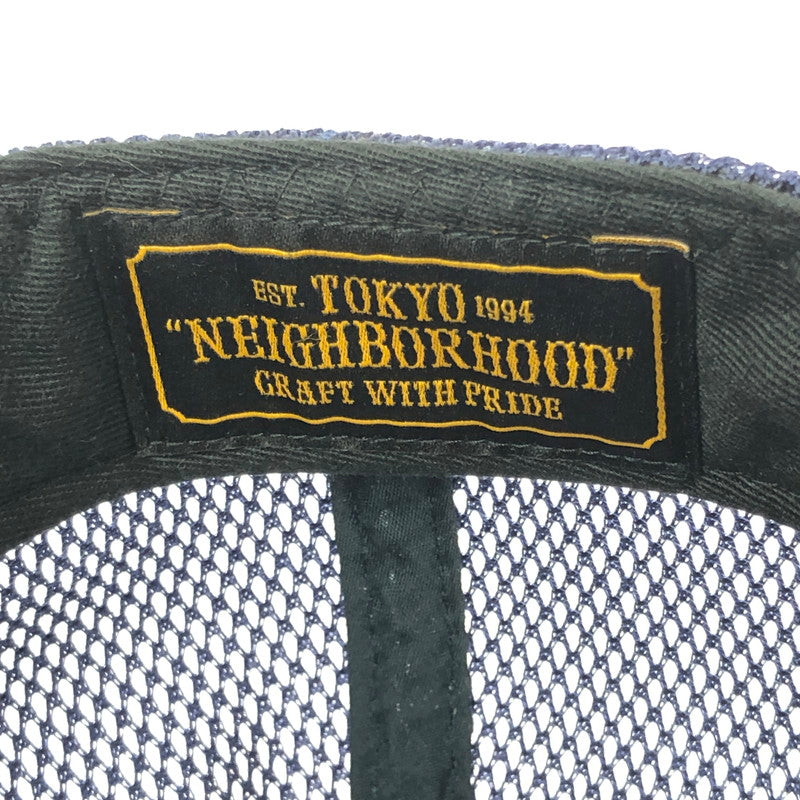 【中古品】【メンズ】 NEIGHBORHOOD ネイバーフッド TRUCKER CAP 191YGNH-HT05 トラッカーキャップ 帽子 アクセサリー 185-260714-YY-08-tagh サイズ：F カラー：ブラック/ネイビー 万代Net店