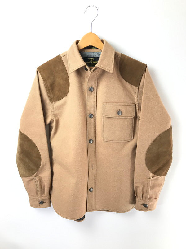 【中古品】【メンズ】 HOUSTON ヒューストン × FIELDER フィールダー HUNTING SHIRT JACKET ハンティング シャツ ジャケット ライトアウター 145-260822-rt-11-tagh サイズ：M カラー：ブラウン 万代Net店