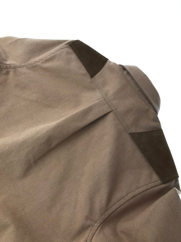 【中古品】【メンズ】 HOUSTON ヒューストン × FIELDER フィールダー HUNTING SHIRT JACKET ハンティング シャツ ジャケット ライトアウター 145-260822-rt-11-tagh サイズ：M カラー：ブラウン 万代Net店