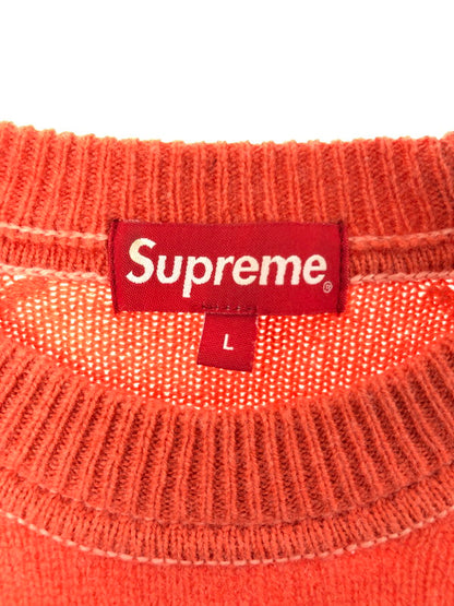 【現状渡し品】【メンズ】 SUPREME シュプリーム 20AW STONE WASHED SWEATER ストーン ウォッシュド セーター ニット 149-260513-na-06-tagh サイズ：L カラー：オレンジ系 万代Net店