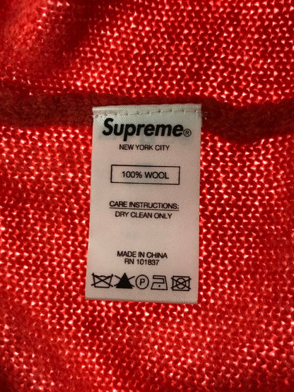 【現状渡し品】【メンズ】 SUPREME シュプリーム 20AW STONE WASHED SWEATER ストーン ウォッシュド セーター ニット 149-260513-na-06-tagh サイズ：L カラー：オレンジ系 万代Net店