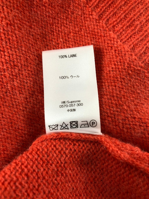 【現状渡し品】【メンズ】 SUPREME シュプリーム 20AW STONE WASHED SWEATER ストーン ウォッシュド セーター ニット 149-260513-na-06-tagh サイズ：L カラー：オレンジ系 万代Net店