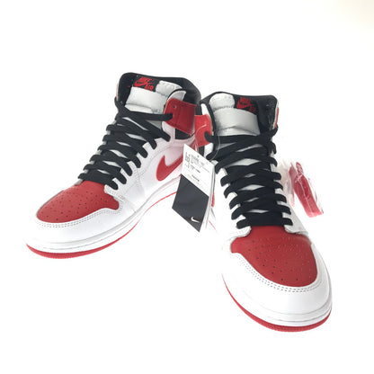 【中古美品】【メンズ】 NIKE ナイキ AIR JORDAN 1 HIGH OG 555088-161 エアジョーダン 1 ハイ オリジナル スニーカー 靴 160-260503-na-12-tagh サイズ：28cm US 10 カラー：WHITE/UNIVERSITY RED-BLACK 万代Net店