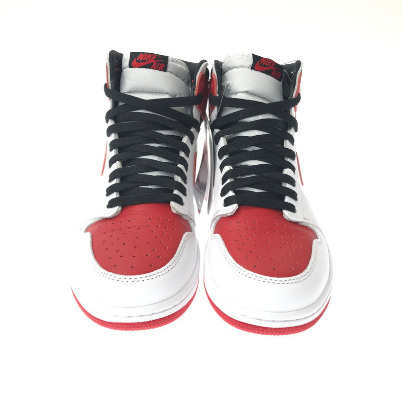 【中古美品】【メンズ】 NIKE ナイキ AIR JORDAN 1 HIGH OG 555088-161 エアジョーダン 1 ハイ オリジナル スニーカー 靴 160-260503-na-12-tagh サイズ：28cm US 10 カラー：WHITE/UNIVERSITY RED-BLACK 万代Net店