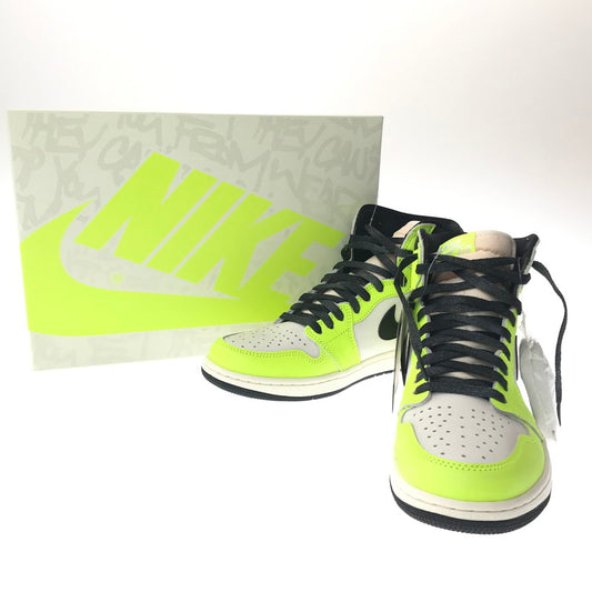 【中古美品】【メンズ】 NIKE ナイキ AIR JORDAN 1 RETRO HIGH OG 555088-702 エア ジョーダン 1 レトロ ハイ オリジナル スニーカー 靴 160-260430-yy-01-tag サイズ：28cm/US10 カラー：VOLT/SAIL-BLACK 万代Net店