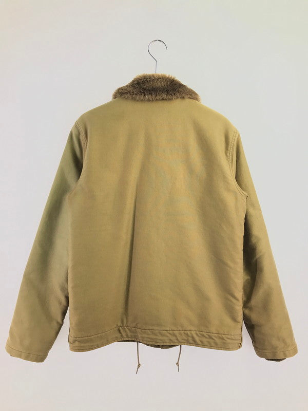 【中古品】【メンズ】 ALPHA INDUSTRIES アルファ × LEE リー STORM RIDER N-1 DECK JACKET ストームライダー デッキ ジャケット アウター 145-260501-rt-05-tag サイズ：L カラー：カーキ 万代Net店