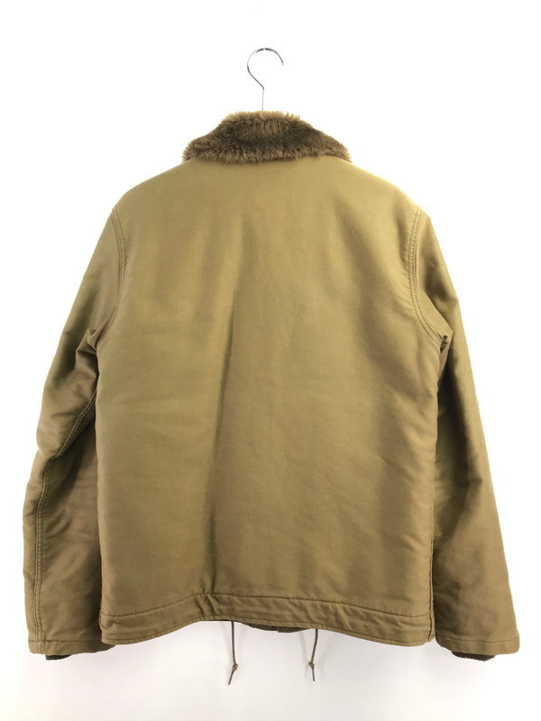 【中古品】【メンズ】 ALPHA INDUSTRIES アルファ × LEE リー STORM RIDER N-1 DECK JACKET ストームライダー デッキ ジャケット アウター 145-260501-rt-05-tag サイズ：L カラー：カーキ 万代Net店