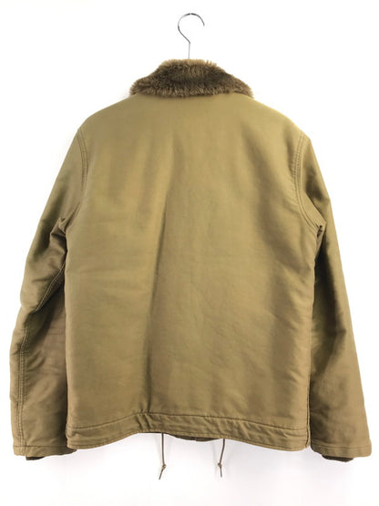 【中古品】【メンズ】 ALPHA INDUSTRIES アルファ × LEE リー STORM RIDER N-1 DECK JACKET ストームライダー デッキ ジャケット アウター 145-260501-rt-05-tag サイズ：L カラー：カーキ 万代Net店