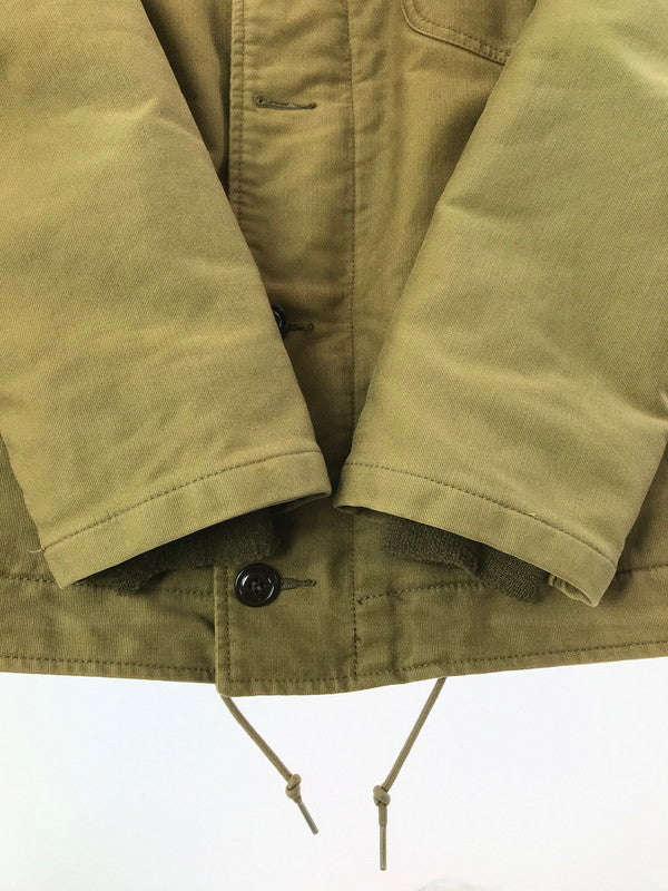 【中古品】【メンズ】 ALPHA INDUSTRIES アルファ × LEE リー STORM RIDER N-1 DECK JACKET ストームライダー デッキ ジャケット アウター 145-260501-rt-05-tag サイズ：L カラー：カーキ 万代Net店