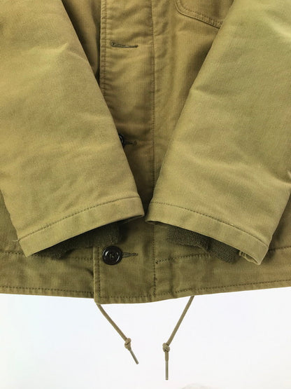 【中古品】【メンズ】 ALPHA INDUSTRIES アルファ × LEE リー STORM RIDER N-1 DECK JACKET ストームライダー デッキ ジャケット アウター 145-260501-rt-05-tag サイズ：L カラー：カーキ 万代Net店