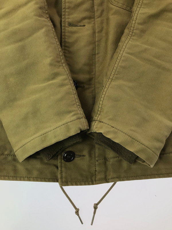 【中古品】【メンズ】 ALPHA INDUSTRIES アルファ × LEE リー STORM RIDER N-1 DECK JACKET ストームライダー デッキ ジャケット アウター 145-260501-rt-05-tag サイズ：L カラー：カーキ 万代Net店
