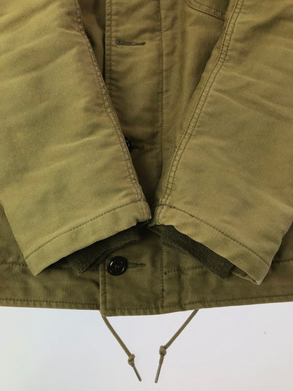 【中古品】【メンズ】 ALPHA INDUSTRIES アルファ × LEE リー STORM RIDER N-1 DECK JACKET ストームライダー デッキ ジャケット アウター 145-260501-rt-05-tag サイズ：L カラー：カーキ 万代Net店