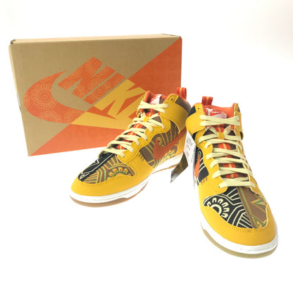 【中古美品】【メンズ】 NIKE ナイキ DUNK HI PREMIUM DZ5354-045 ダンク ハイ プレミアム スニーカー 靴 160-260503-na-11-tagh サイズ：29cm US 11 カラー：OFF NOIR/STARFISH-DK DRIFTWOOD 万代Net店