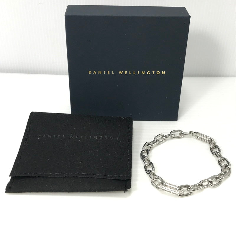 【中古品】【レディース】 DANIEL WELLINGTON ダニエル ウェリントン CRYSTAL LINK BRACELET クリスタル リンク ブレスレット アクセサリー 193-260624-na-07-tagh カラー：シルバー 万代Net店
