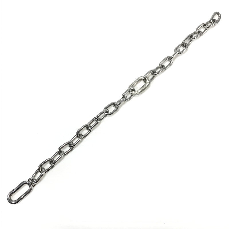 【中古品】【レディース】 DANIEL WELLINGTON ダニエル ウェリントン CRYSTAL LINK BRACELET クリスタル リンク ブレスレット アクセサリー 193-260624-na-07-tagh カラー：シルバー 万代Net店