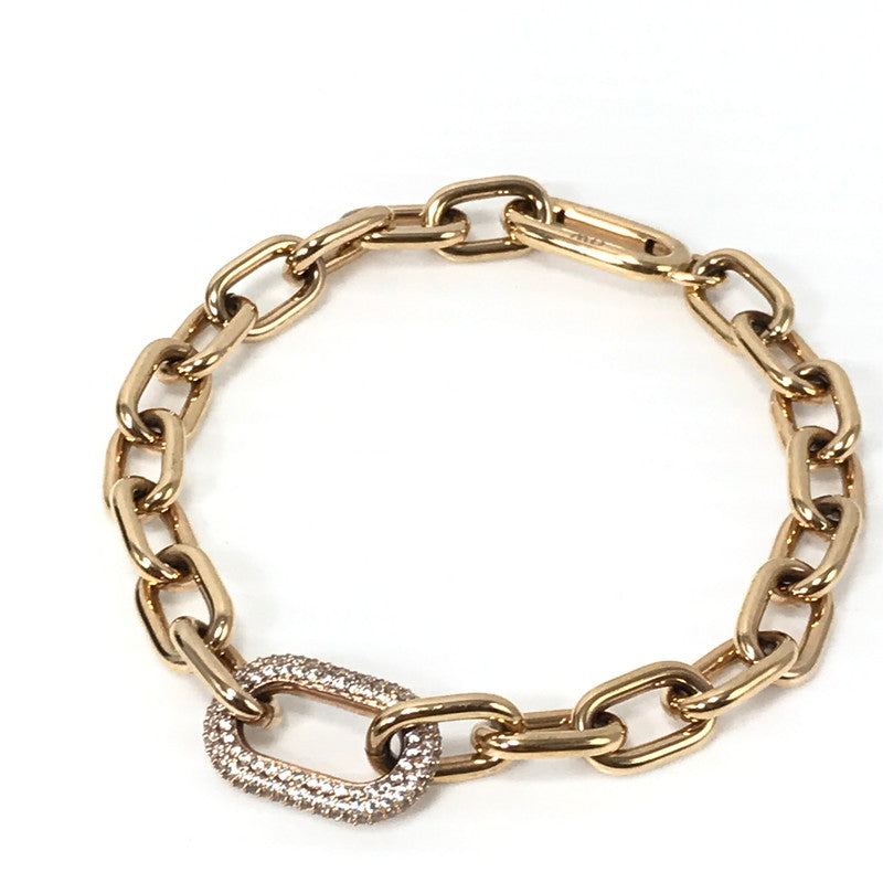 【中古品】【レディース】 DANIEL WELLINGTON ダニエル ウェリントン CRYSTAL LINK BRACELET クリスタル リンク ブレスレット アクセサリー 193-260624-na-08-tagh カラー：ローズゴールド 万代Net店