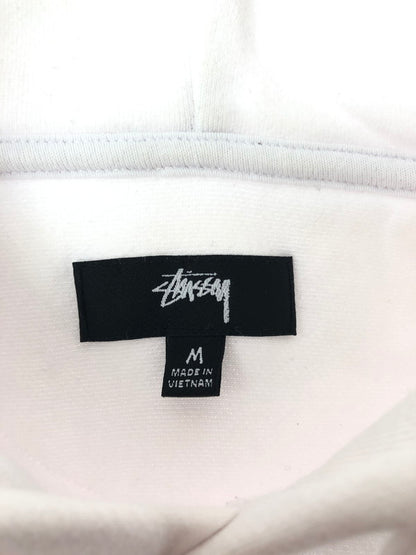 【中古品】【メンズ】 STUSSY ステューシー PULLOVER HOODIE 118456 プルオーバー フーディー パーカー 142-260518-na-24-tagh サイズ：M カラー：ホワイト 万代Net店