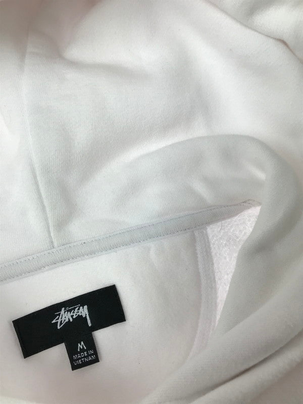 【中古品】【メンズ】 STUSSY ステューシー PULLOVER HOODIE 118456 プルオーバー フーディー パーカー 142-260518-na-24-tagh サイズ：M カラー：ホワイト 万代Net店