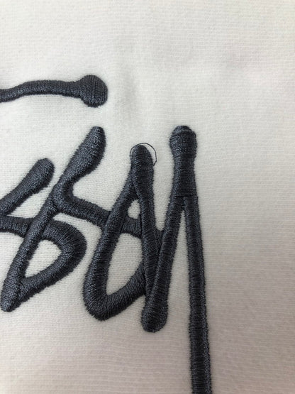 【中古品】【メンズ】 STUSSY ステューシー PULLOVER HOODIE 118456 プルオーバー フーディー パーカー 142-260518-na-24-tagh サイズ：M カラー：ホワイト 万代Net店