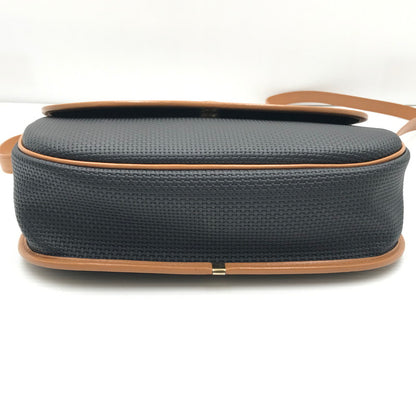【中古品】【レディース】 YVES SAINT LAURENT イヴ サンローラン ロゴプレート ショルダーバッグ カバン 180-260510-na-12-tagh カラー：ネイビー 万代Net店