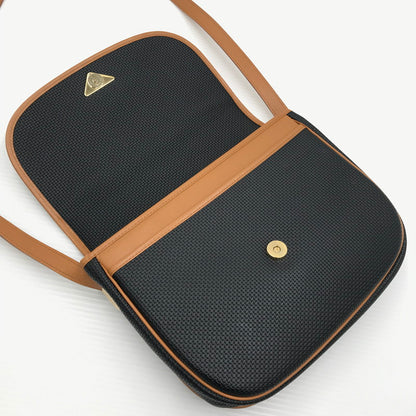 【中古品】【レディース】 YVES SAINT LAURENT イヴ サンローラン ロゴプレート ショルダーバッグ カバン 180-260510-na-12-tagh カラー：ネイビー 万代Net店