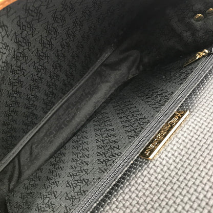【中古品】【レディース】 YVES SAINT LAURENT イヴ サンローラン ロゴプレート ショルダーバッグ カバン 180-260510-na-12-tagh カラー：ネイビー 万代Net店