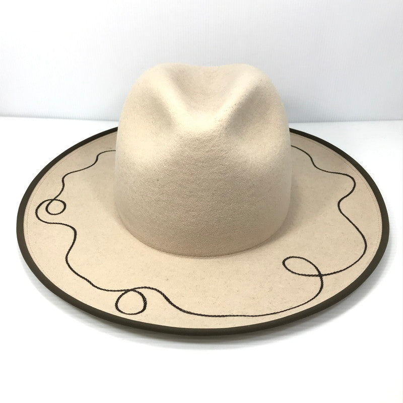 【中古美品】【メンズ】 INDIETRO ASSOCIATION インディエトロ アソシエーション IA LONG BRIM HAT 1A-25-133 ロング ブリム ハット 帽子 185-260507-na-09-tag サイズ：0(57cm) カラー：ベージュ 万代Net店