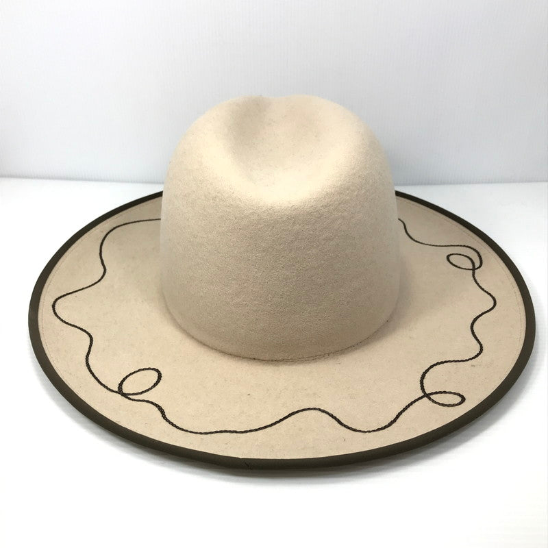 【中古美品】【メンズ】 INDIETRO ASSOCIATION インディエトロ アソシエーション IA LONG BRIM HAT 1A-25-133 ロング ブリム ハット 帽子 185-260507-na-09-tag サイズ：0(57cm) カラー：ベージュ 万代Net店