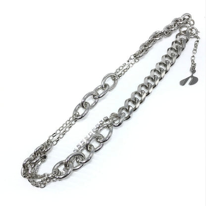 【中古品】【メンズ】 HIDAKA ヒダカ FUSION NECKLACE HDK-NE07 フュージョン ネックレス アクセサリー 192-260507-na-05-tag カラー：シルバー 万代Net店