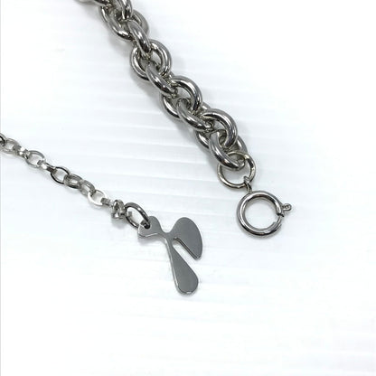 【中古品】【メンズ】 HIDAKA ヒダカ FUSION NECKLACE HDK-NE07 フュージョン ネックレス アクセサリー 192-260507-na-05-tag カラー：シルバー 万代Net店