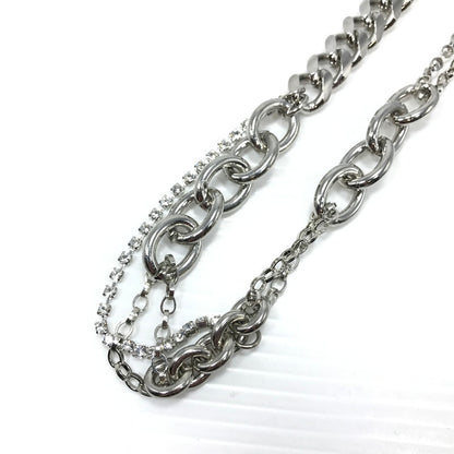 【中古品】【メンズ】 HIDAKA ヒダカ FUSION NECKLACE HDK-NE07 フュージョン ネックレス アクセサリー 192-260507-na-05-tag カラー：シルバー 万代Net店