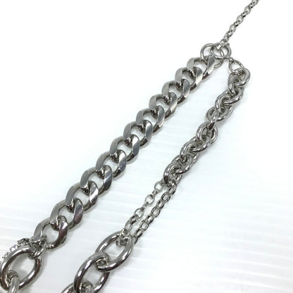 【中古品】【メンズ】 HIDAKA ヒダカ FUSION NECKLACE HDK-NE07 フュージョン ネックレス アクセサリー 192-260507-na-05-tag カラー：シルバー 万代Net店