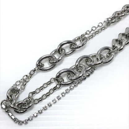 【中古品】【メンズ】 HIDAKA ヒダカ FUSION NECKLACE HDK-NE07 フュージョン ネックレス アクセサリー 192-260507-na-05-tag カラー：シルバー 万代Net店